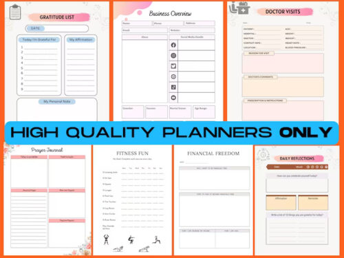 50+ Canva Planners PLR Bundle - Image 4